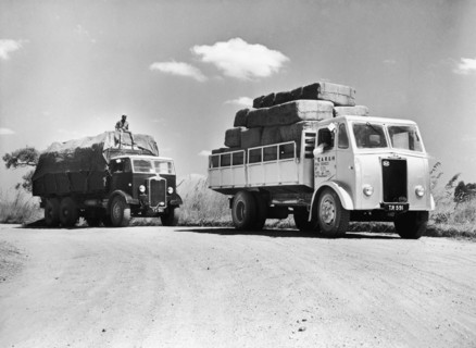 Tanganyika Road Services lorries. An official photograph from the East African Railways and