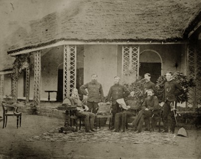 Officers of the 13th Regiment Bombay Infantry. Uniformed British officers from the 13th Regiment