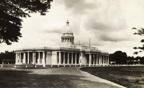 Town Hall in Colombo. Exterior view of Colombo's Town Hall, set in Cinnamon Gardens. Designed in