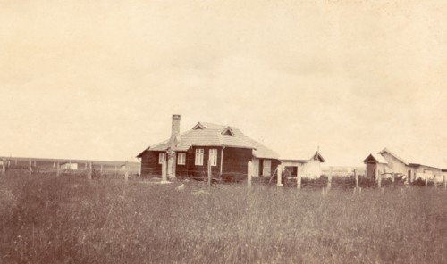 Charles Bungey's house. This timber-framed house was built for Charles Bungey, a training officer