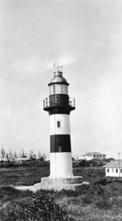 Lighthouse at Ras Serani. A lighthouse located at Ras Serani. Mombasa, British East Africa (Kenya),
