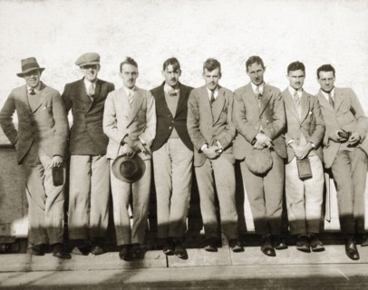 Sudan Political Service probationers. A group of European men, probationers in the Sudan Political