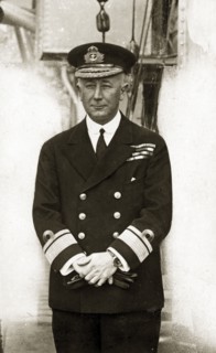 Sir Hubert Brand. Portrait of Sir Hubert Brand, Rear Admiral commanding the First Light Cruiser