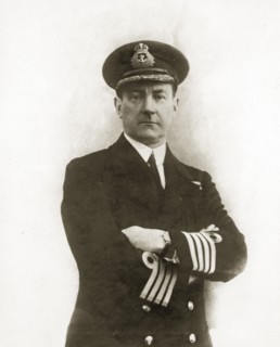 Henry W Parker. Portrait of Captain Henry W Parker, commanding aboard HMS Repulse. Location