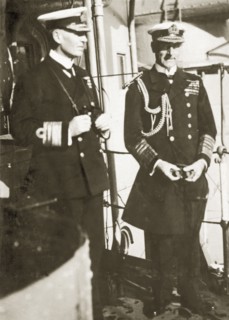 Viscount Jellicoe of Scapa and Vice-Admiral Field. Admiral of the Fleet and Governor General of New
