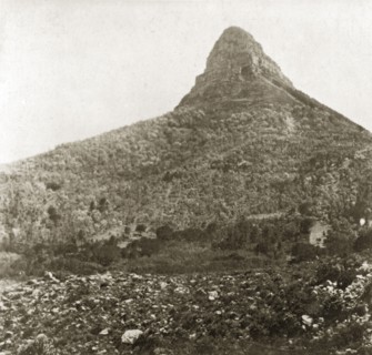 Lion's Head mountain. View of Lion's Head, a granite mountain overlooking Cape Town. It takes its
