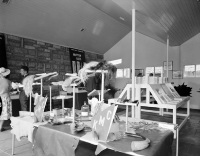 The Kenya Meat Commission at the Royal Show. Educational display of goods and animal by-products at