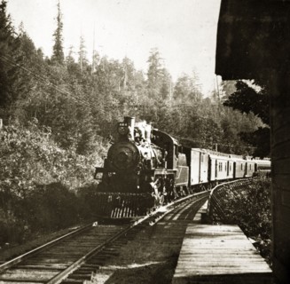 Canadian National Railway train. A Canadian National Railway train at Strathcona Lodge station near