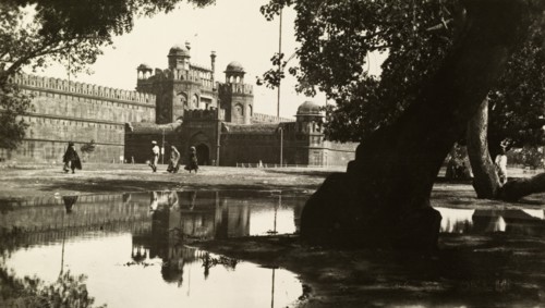 Lohare Gate, Delhi Fort. Exterior shot of the Lahore Gate, one of the principal entrances to the