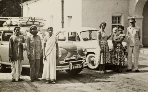 The Leonards' friends and servants. Members of the Leonard household pose for the camera as they