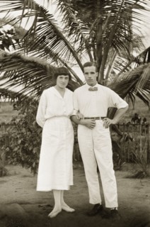 Alfred and Dorothy Tamlin. Amateur portrait of Alfred Tamlin and his wife Dorothy, nee Lamble,