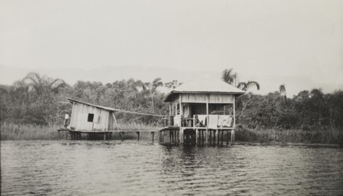 Oropo rest house. Oropo rest house stands isolated on the edge of Mahin Lagoon, built on stilts and