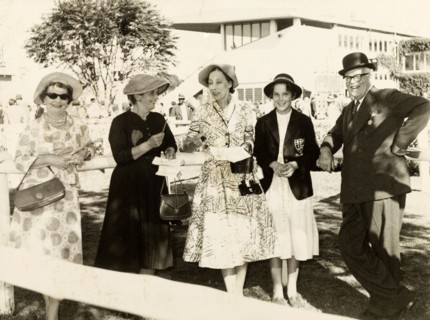 A day at the races, Nairobi. Mr and Mrs Pughe enjoy a day at Nairobi horse races with their
