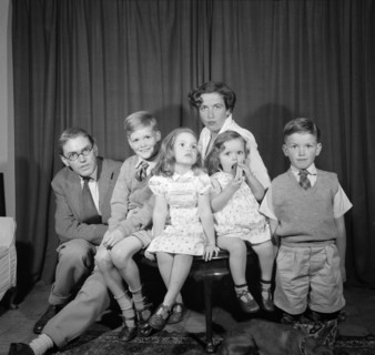 Mrs Rankin's Children. Studio portrait of the Rankin family. Kenya, 17 November 1956. Kenya,