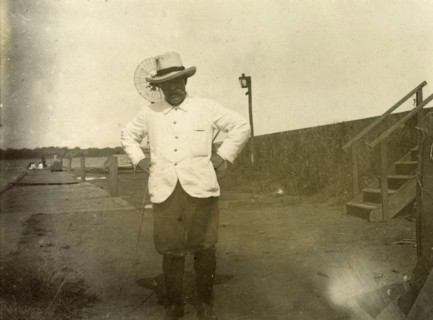 District Commisioner of Entebbe. Portrait of a colonial officer identified as 'James Martin', the