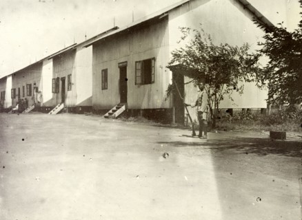 Government buildings, Nairobi. A row of single storey government buildings constructed from