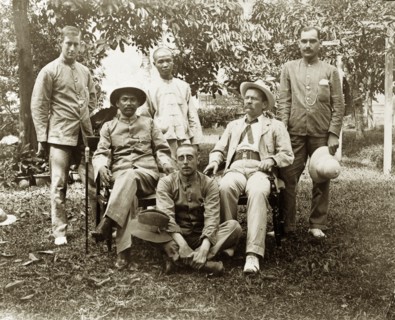 The Anglo-Siamese Boundary Demarcation Commission. Senior members of the Anglo-Siamese Boundary