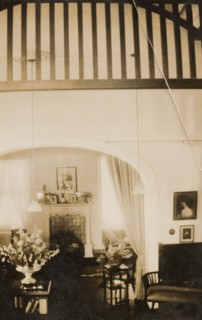 Drawing room of a colonial house, Peru. Interior shot of the drawing room in a house belonging to