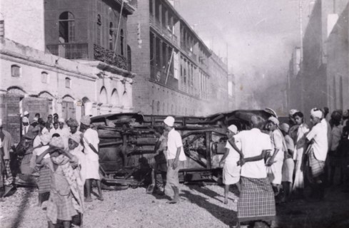 Emeutes antijuives à Aden, Yémen. Décembre 1947