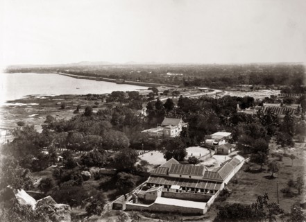 Section of Indian countryside. View taken from a high vantage point across a section of Indian