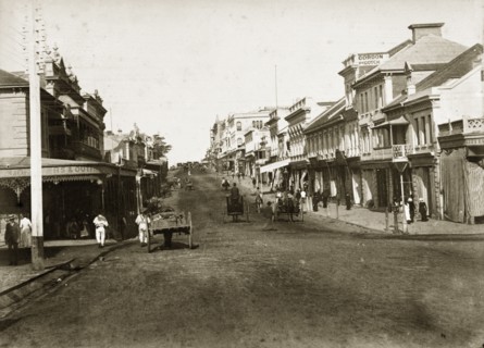 Queen Street, Brisbane. Queen Street, taken from the corner of Edward Street looking south.