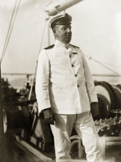 Chief Engineer on RIMS 'Investigator'. Portrait of the Chief Engineer aboard RIMS 'Investigator',