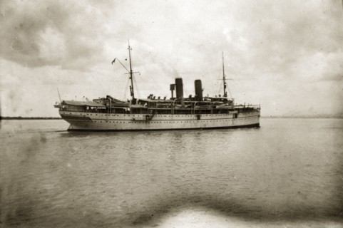 RIMS 'Northbrook' in Burma (Myanmar). RIMS 'Northbrook', a naval steamer belonging to the Royal