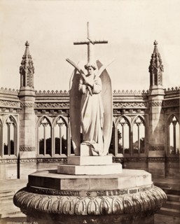 The Cawnpore Memorial Well. Marochetti's Angel at the centre of the Cawnpore (Kanpur) Memorial Well