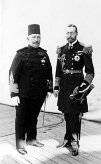 Khedive of Egypt and King George V. Abbas Hilmi, Khedive of Egypt, and King George V (r.1910-36),