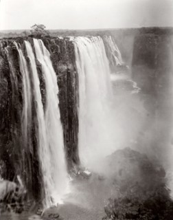 Victoria Falls. View of Victoria Falls, situated on the Zambezi River on the border between