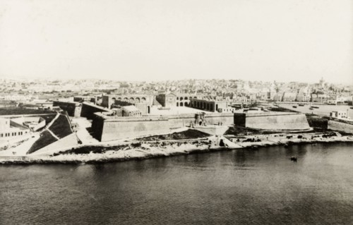 Fort Manoel, Malta. View of Fort Manoel, a 'star' fort located on Malta's Manoel Island in the