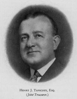 Henry J. Tapscott. Portrait of Henry J. Tapscott, at the time of this photograph, a Joint Treasurer