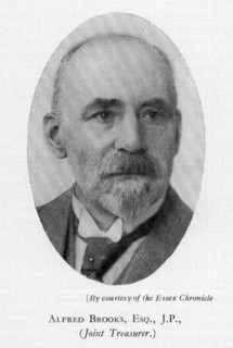 Alfred Brooks. Portrait of Alfred Brooks, at the time of this photograph, a Joint Treasurer for the