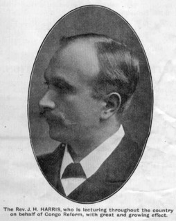 Reverend John Harris. Portrait of Reverend John Harris (c.1870-1940), a Christian missionary worker