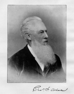 Charles H. Allen. Signed portrait of Charles H. Allen, an English Secretary of the British &