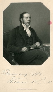 William Knibb. Signed portrait of William Knibb (1803-1845), an English Christian missionary who