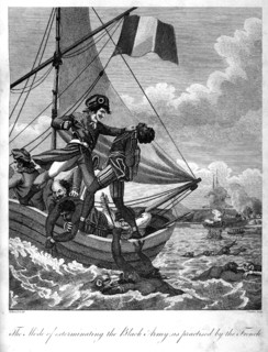 Disposing of 'Black Army' rebels. French military officers dispose of 'Black Army' captives during