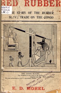 Red Rubber' book jacket. The book jacket of 'Red Rubber', a publication written by Edmund Dene