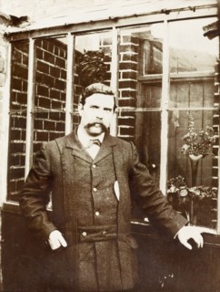A Bioko missionary worker. This is one of around 70 images compiled by a British Primitive