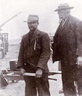Christiaan Rudolf de Wet after his capture. Christiaan Rudolf de Wet (1854-1922), a Boer general