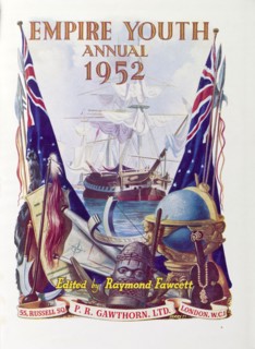 Empire Youth Annual', 1952. The frontspiece of the 1952 'Empire Youth Annual', illustrated with a