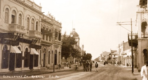 Elphinstone Street in Karachi. View down Elphinstone Street in Karachi. One of Karachi's oldest