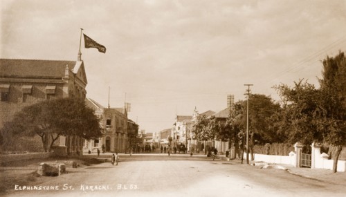 Elphinstone Street in Karachi. View down Elphinstone Street in Karachi. One of Karachi's oldest
