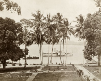 View of Changi, Singapore. View of Changi, taken from a government bungalow. Singapore, Straits