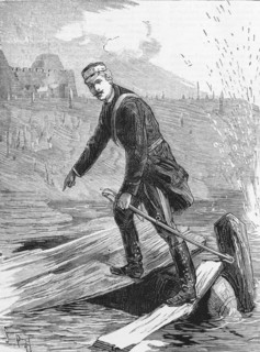 Viscount Wolseley during the Taku Forts assault. Viscount Wolseley repairs a damaged bridge whilst