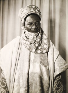 Portrait of a Nigerian man in traditional dress. Portrait of a Nigerian man dressed in fine