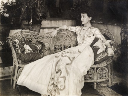 Portrait of Ellen Anne Wood. Portrait of Ellen Anne Wood, the wife of Port Officer G.E. Wood,