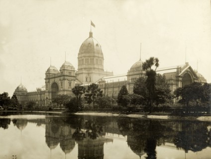 The Royal Exhibition Building, Melbourne. View of the Royal Exhibition Building, the site where the