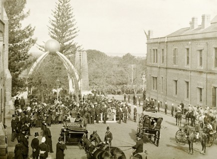 The Gold Arch at St. George's Terrace, Perth. The Gold Arch at St. George's Terrace, part of