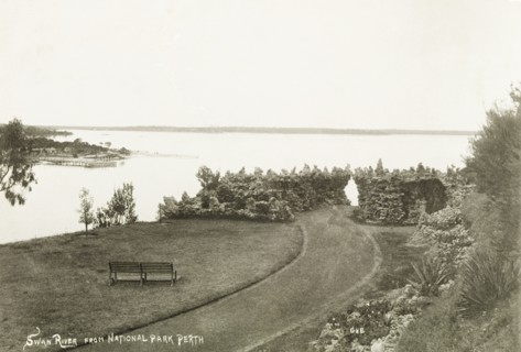 View of the Swan River, Perth. View of the Swan River, taken from Perth's National Park. Perth,